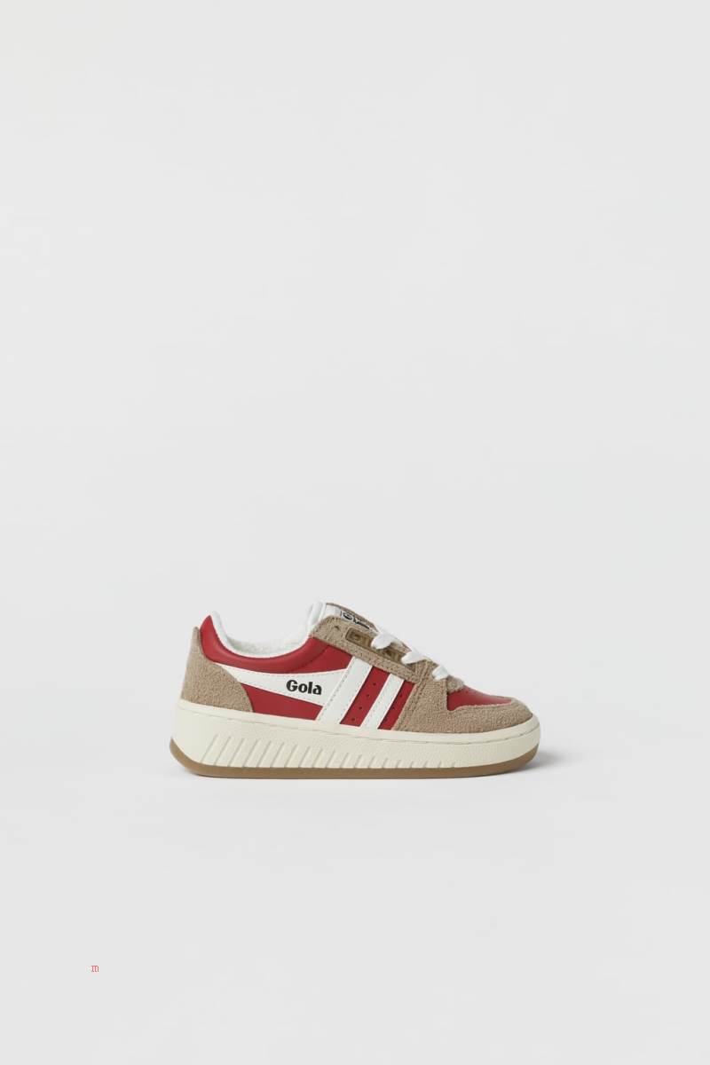 ZARA GOLA X ZARA Sneakers Tjej Röda | IBWOZ-7359
