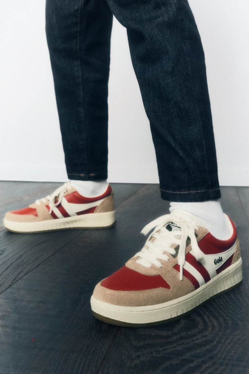 ZARA GOLA X ZARA Sneakers Tjej Röda | IBWOZ-7359
