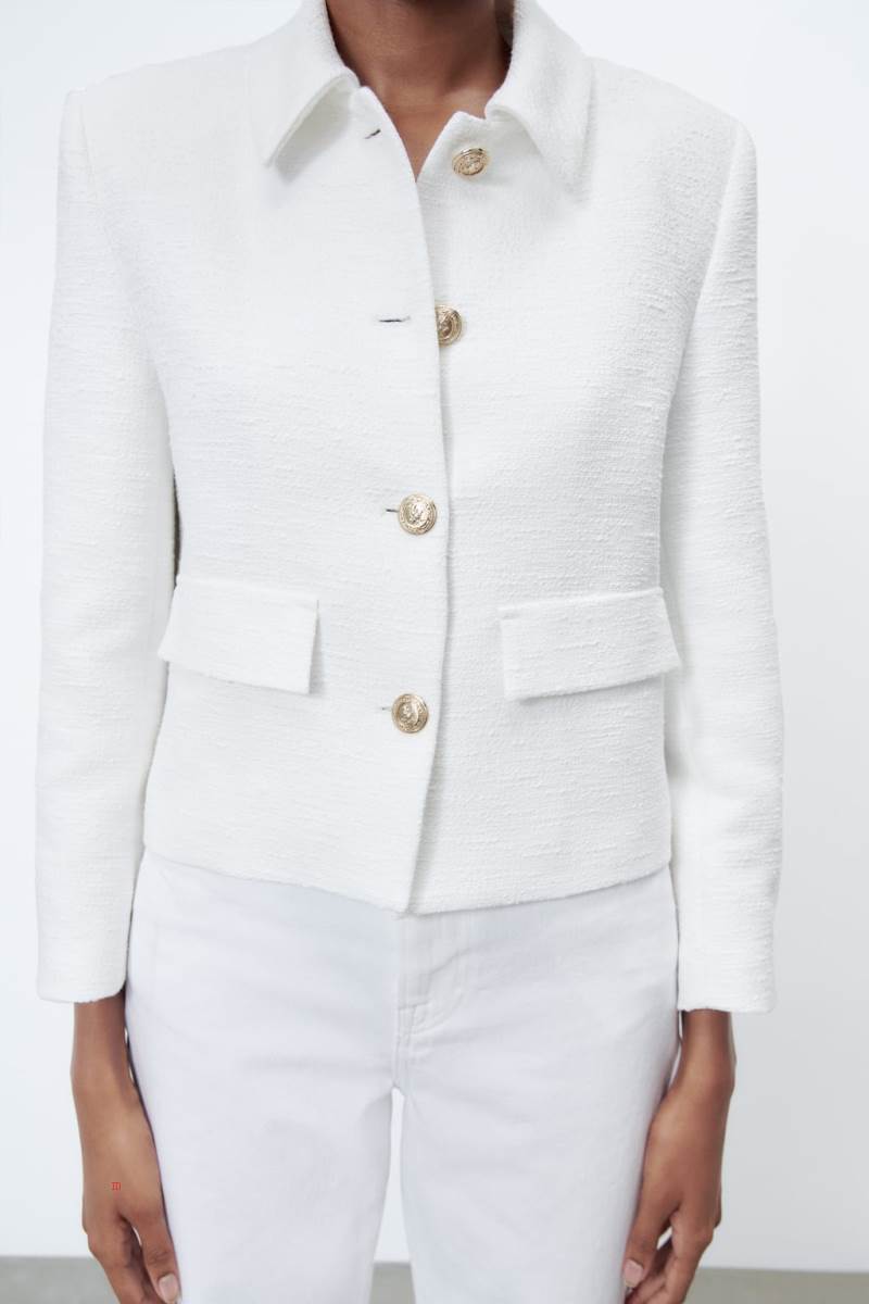 ZARA GOLDEN BUTTON Jacka Dam Vita | RUDMF-9467