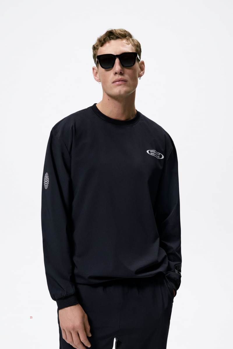 ZARA GOLF TRAINING Vindjacka Herr Svarta | OKFSV-2189
