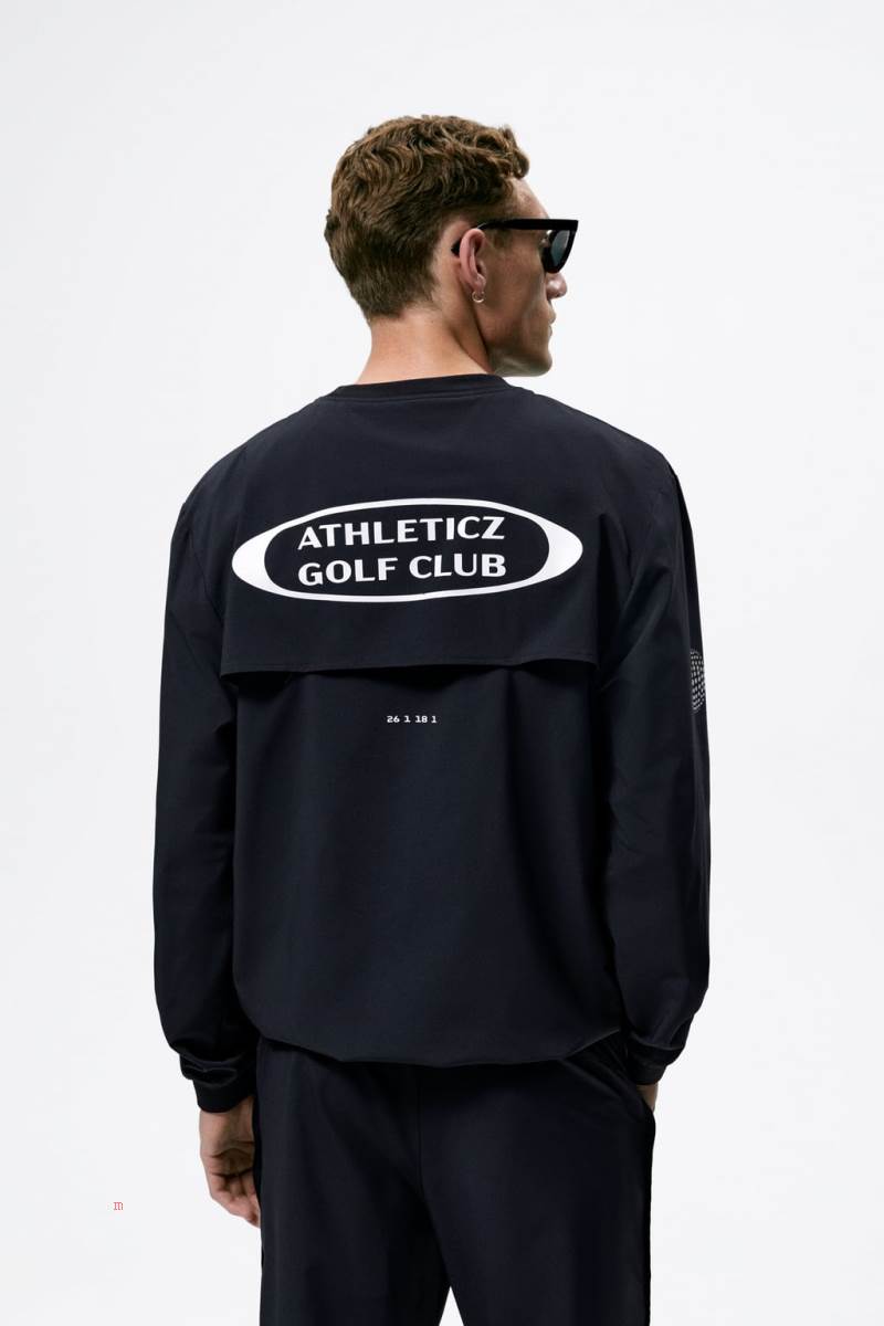 ZARA GOLF TRAINING Vindjacka Herr Svarta | OKFSV-2189