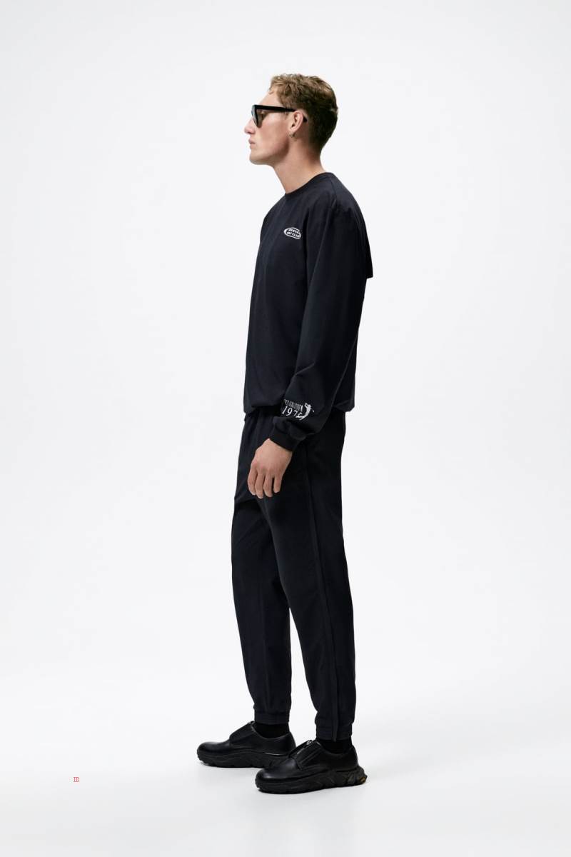 ZARA GOLF TRAINING Vindjacka Herr Svarta | OKFSV-2189