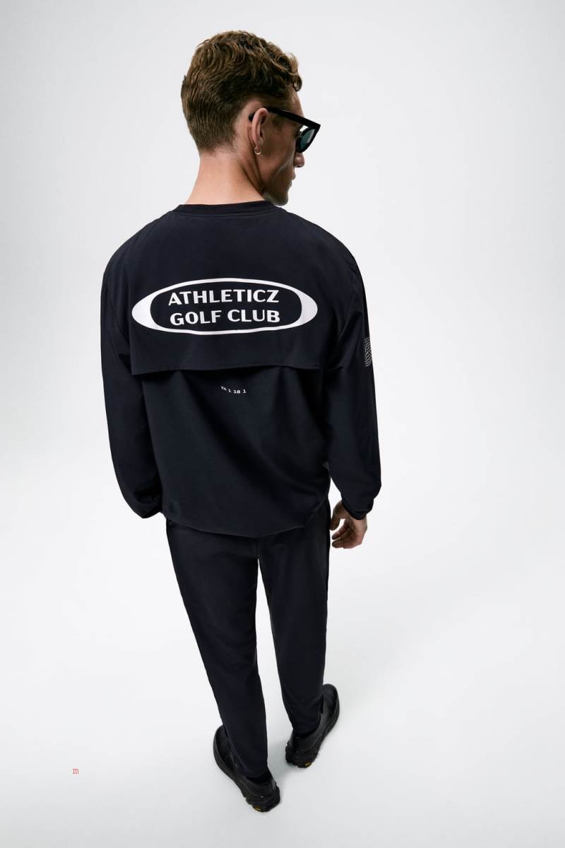 ZARA GOLF TRAINING Vindjacka Herr Svarta | OKFSV-2189