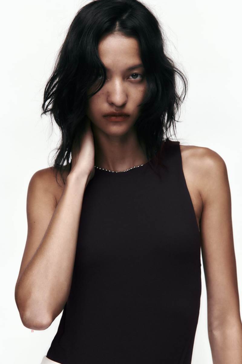 ZARA HALTER NECK Bodysuit Dam Svarta | LGMCJ-1437