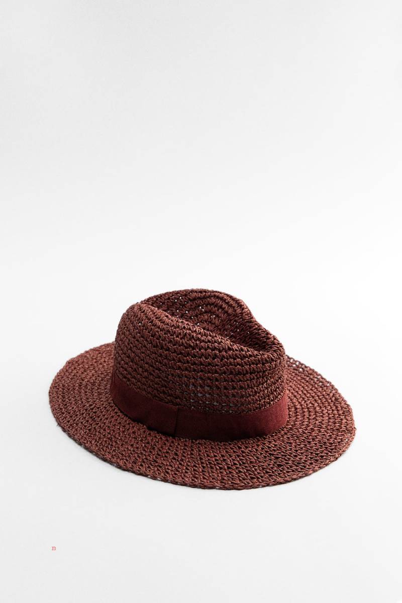 ZARA HAT WITH BAND Badkläder Dam Bruna | FVDET-3967