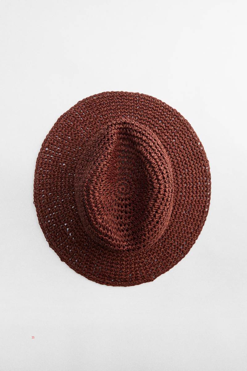 ZARA HAT WITH BAND Badkläder Dam Bruna | FVDET-3967