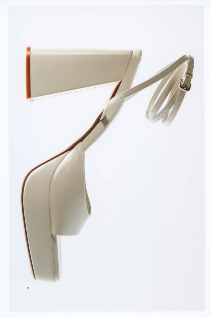 ZARA HIGH-HEEL PLATFORM Sandaler Dam Vita | JTBVW-1692