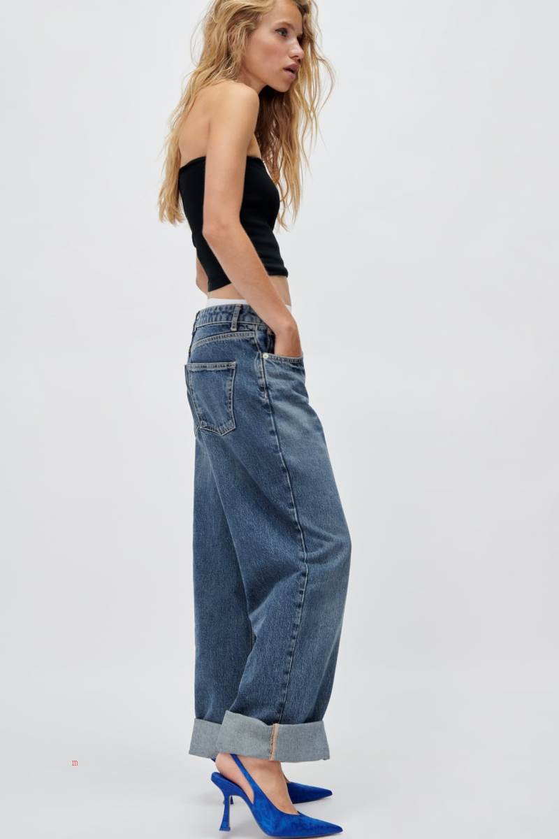 ZARA HIGH-HEEL SLINGBACK Högklackade Skor Dam Blå | LUGKV-6357