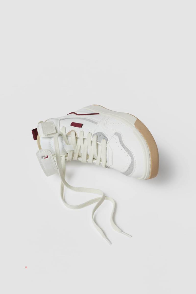 ZARA HIGH-TOP WITH DETAILING Sneakers Pojke Vita | LTGAY-2865