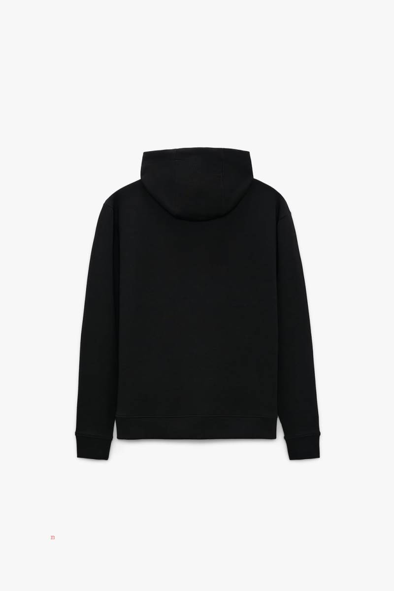 ZARA HOODIE Hoodie Herr Svarta | FTWDL-9468