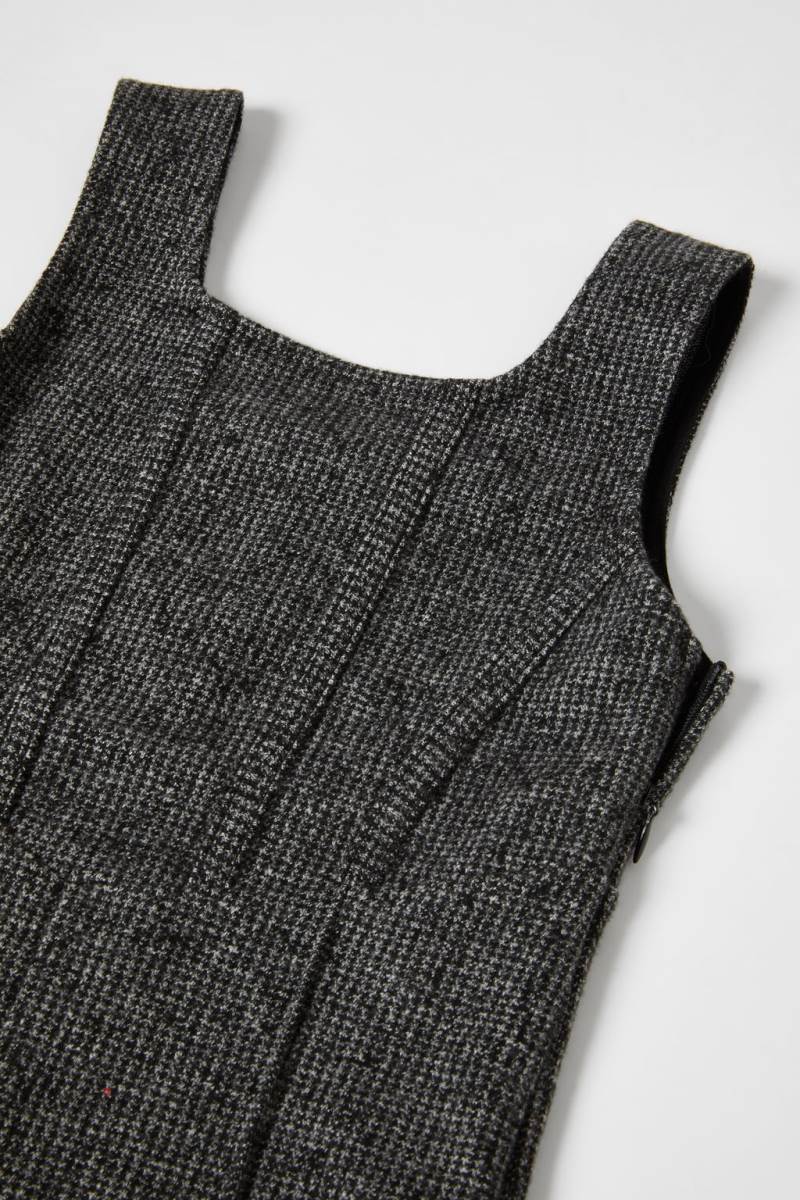 ZARA HOUNDSTOOTH Jumpsuit Tjej Svarta | MITNO-6193