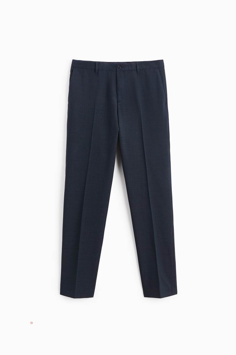ZARA HOUNDSTOOTH SUIT Byxor Herr Gröna | SCHXP-5031