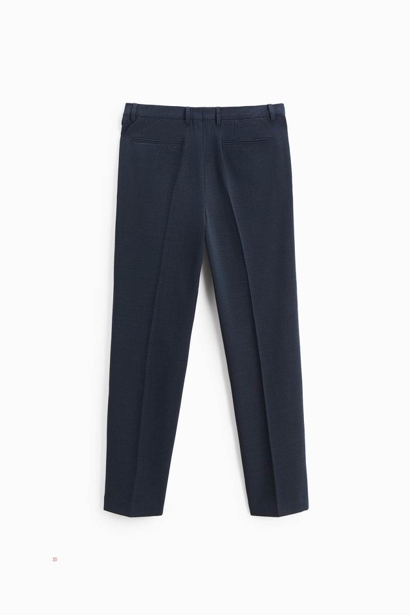 ZARA HOUNDSTOOTH SUIT Byxor Herr Gröna | SCHXP-5031