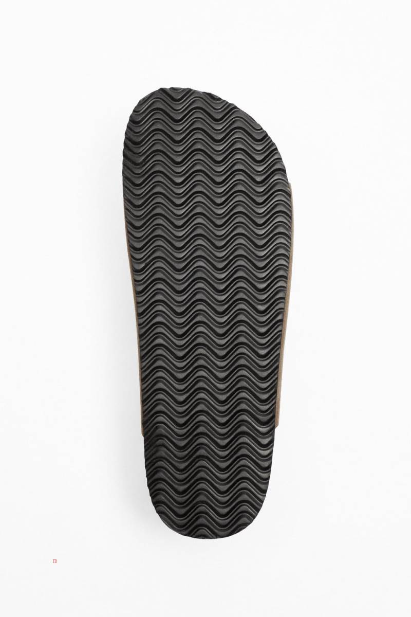 ZARA Hook-and-loop Sandaler Herr Grå | POHYQ-7134