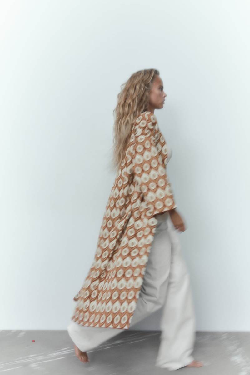 ZARA JACQUARD KNIT Rockar Dam Vita Bruna | NHFXQ-2139