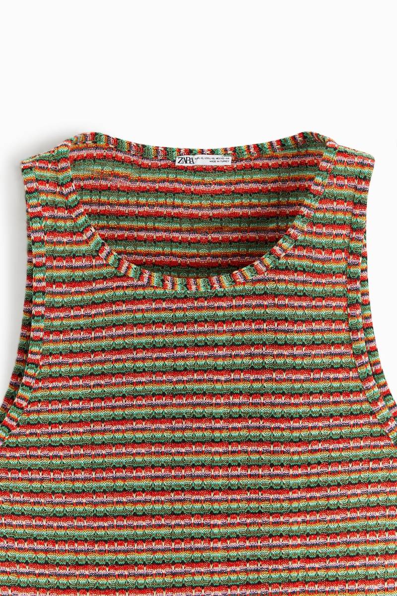 ZARA JACQUARD Linnen Herr Gröna | DXBIW-4609