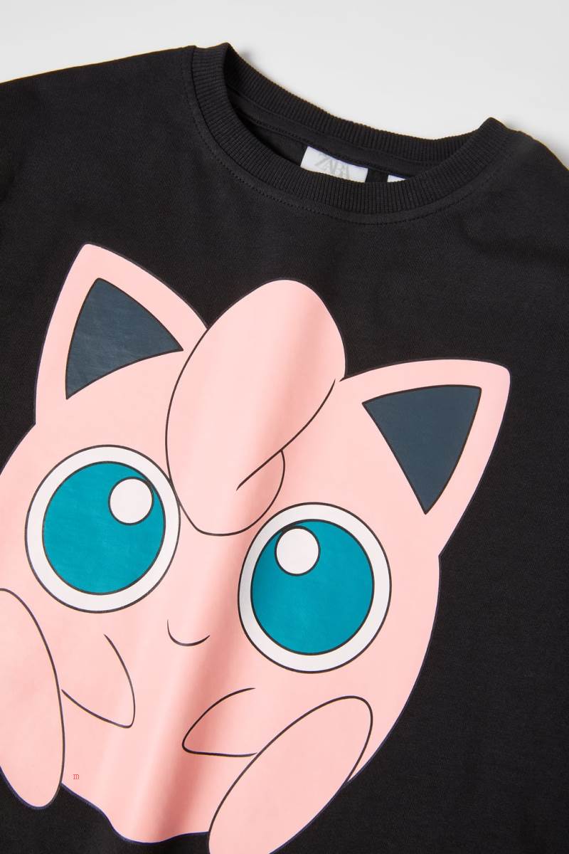 ZARA JIGGLYPUFF POKÉMON TM © NINTENDO T-shirt Pojke Mörkgrå | VOJBM-5468