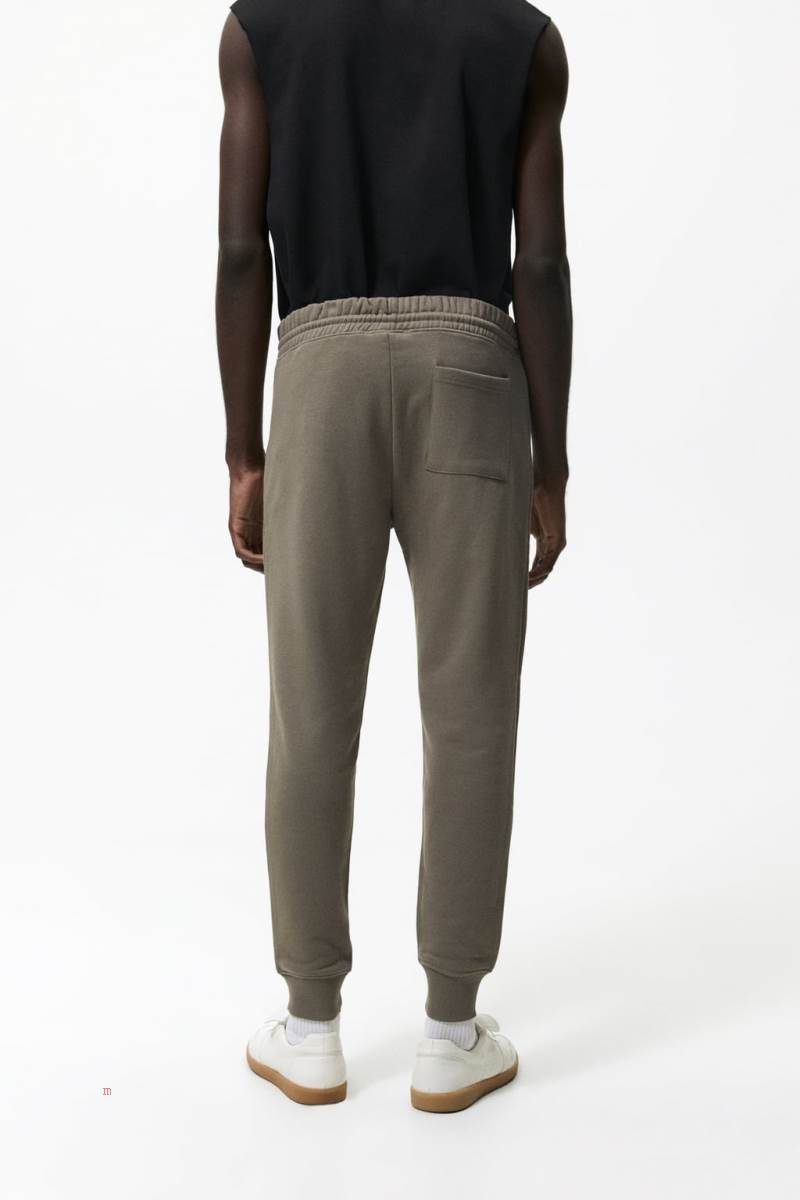 ZARA JOGGING WITH ZIPS Byxor Herr Grå | YQXIC-7489
