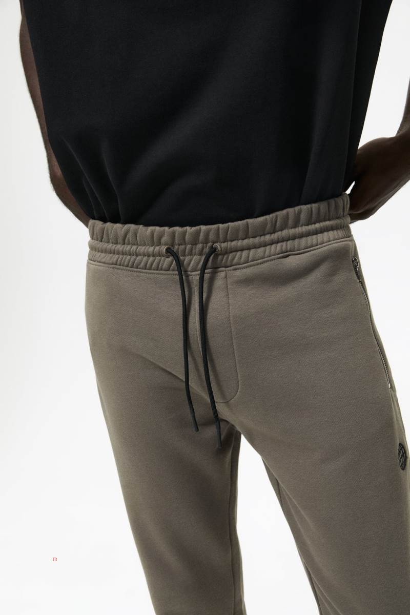 ZARA JOGGING WITH ZIPS Byxor Herr Grå | YQXIC-7489