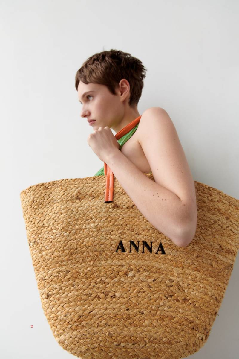 ZARA JUTE Toteväska Dam Orange | SMKCN-7593