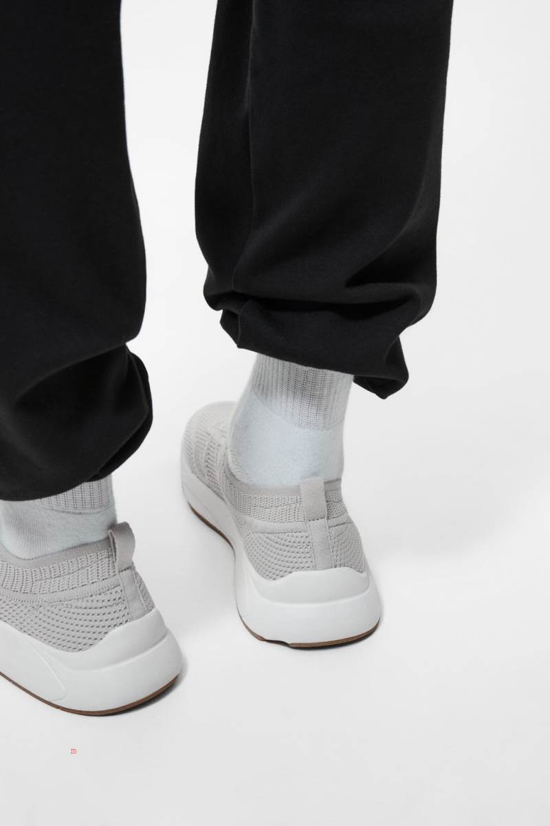ZARA KNIT FABRIC RUNNING Träningsskor Herr Grå | ECTAD-7825