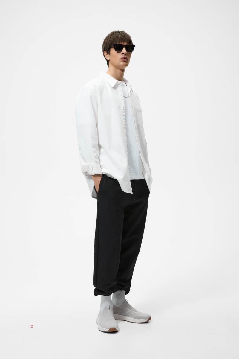 ZARA KNIT FABRIC RUNNING Träningsskor Herr Grå | ECTAD-7825