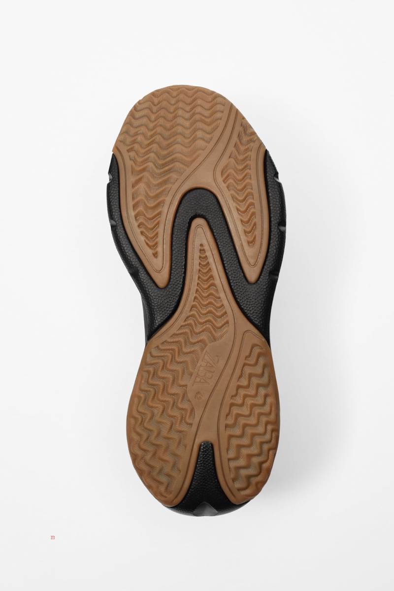 ZARA KNIT FABRIC RUNNING Träningsskor Herr Svarta | KJUFO-8230