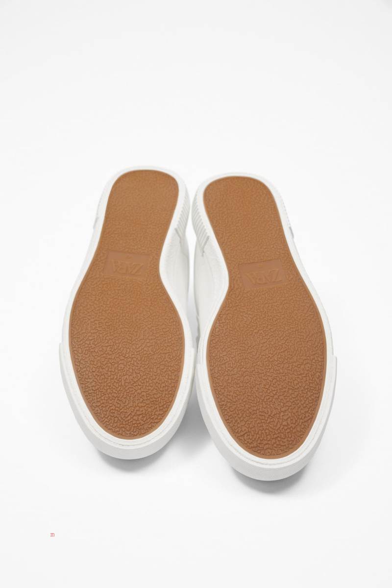 ZARA LACELESS Träningsskor Herr Vita | RIVXG-5603