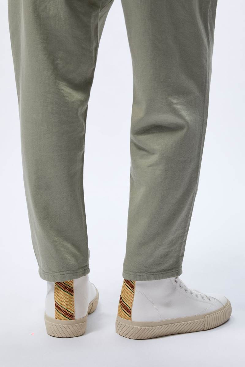 ZARA LACE-UP HIGH-TOP Träningsskor Herr Vita | ZWIMP-7341