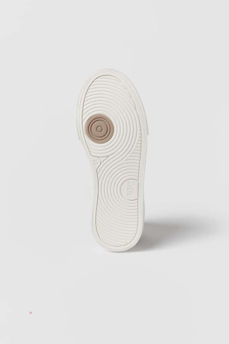 ZARA LACE-UP SKATE Sneakers Pojke Svarta | EOPFY-0385