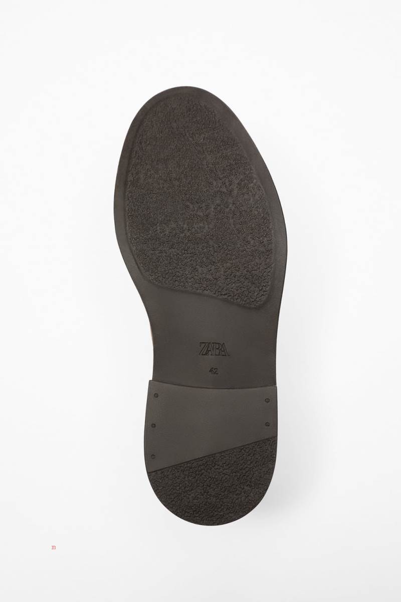ZARA LEATHER CASUAL SHOE Mockasiner Herr Bruna | RLITE-4510