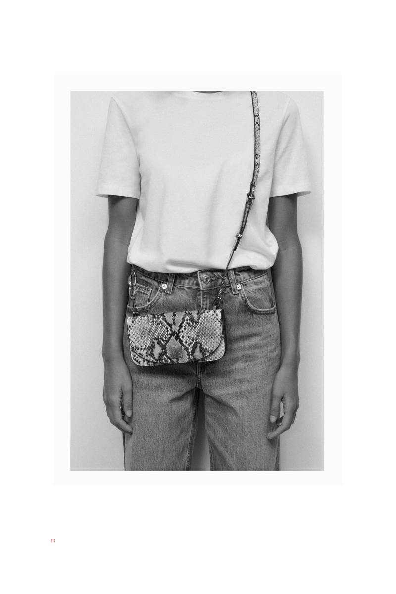 ZARA LEATHER Crossbody Väska Dam Olika Färger Röda | UQNHI-4627