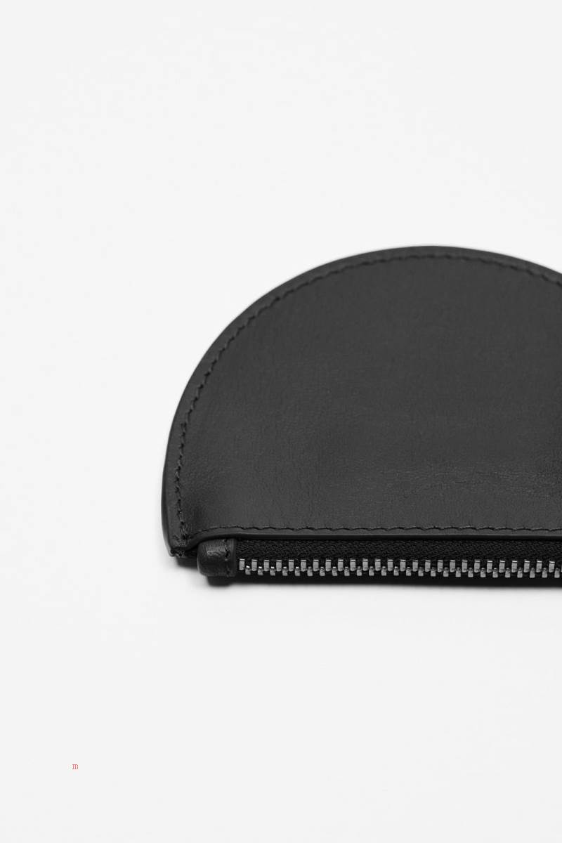 ZARA LEATHER Plånbok Herr Svarta | HRAWC-2781