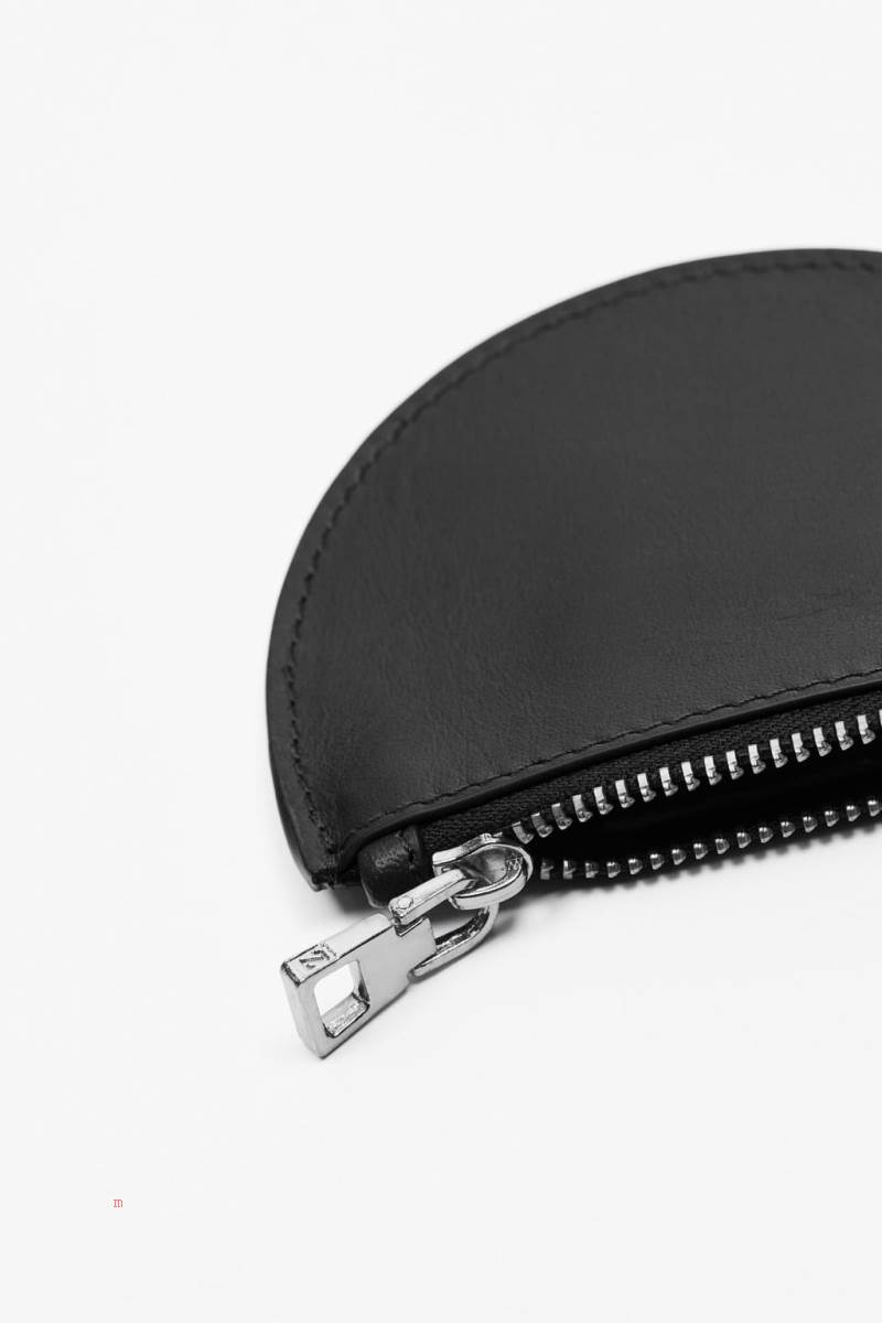 ZARA LEATHER Plånbok Herr Svarta | HRAWC-2781