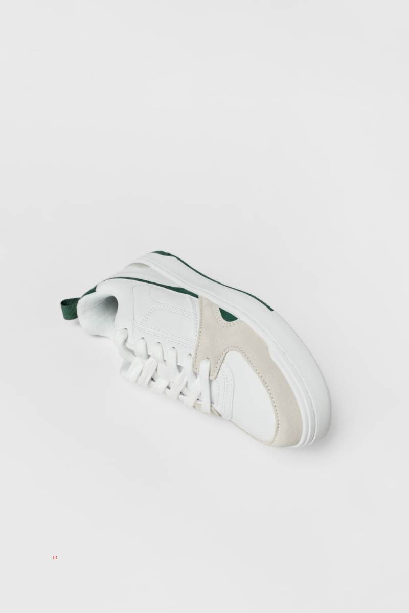 ZARA LEATHER RETRO Träningsskor Pojke Vita | SVLRA-7841
