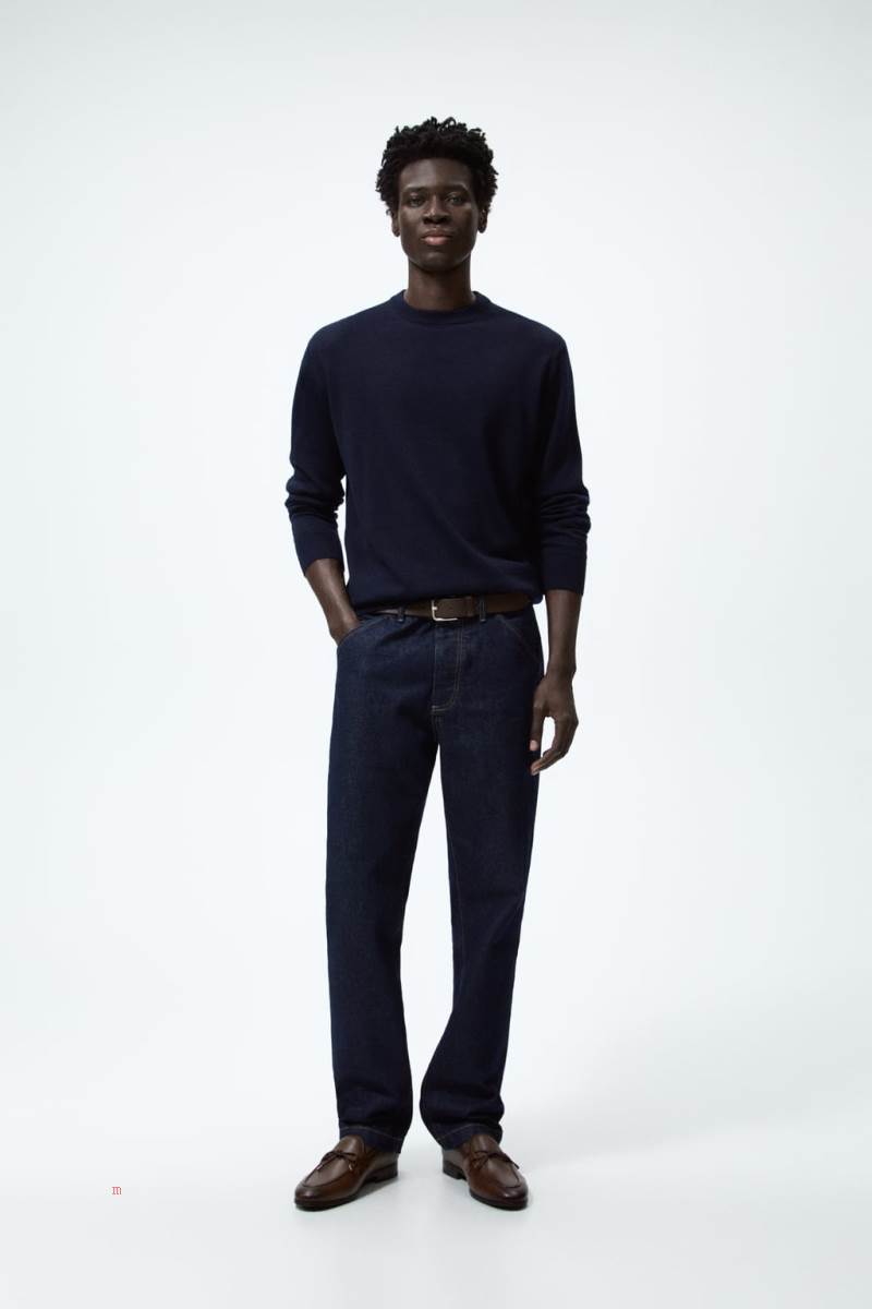 ZARA LEATHER WITH TASSEL Loafers Herr Bruna | YREBP-9827