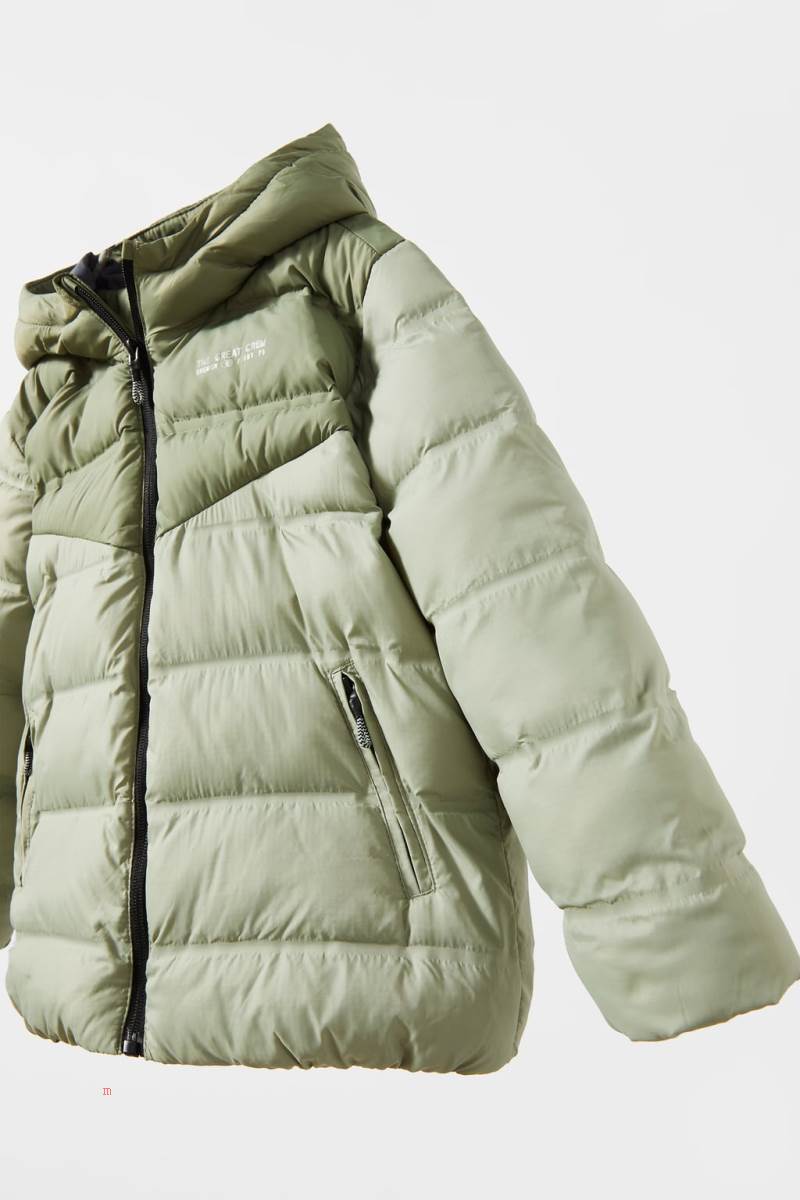 ZARA LIGHTWEIGHT RIPSTOP Pufferjacka Pojke Khaki | TIUAP-0846