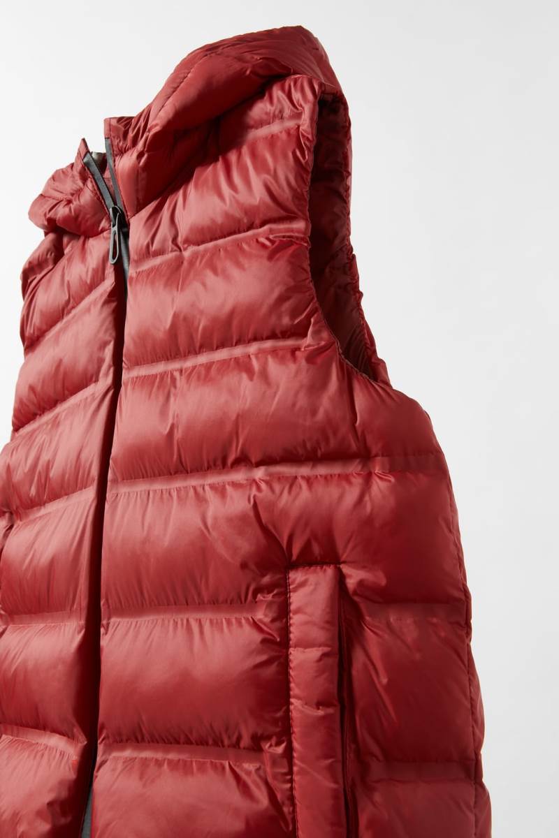 ZARA LIGHTWEIGHT THERMO-SEALED PUFFER Kostym Gilet Pojke Röda | CIMKN-0536