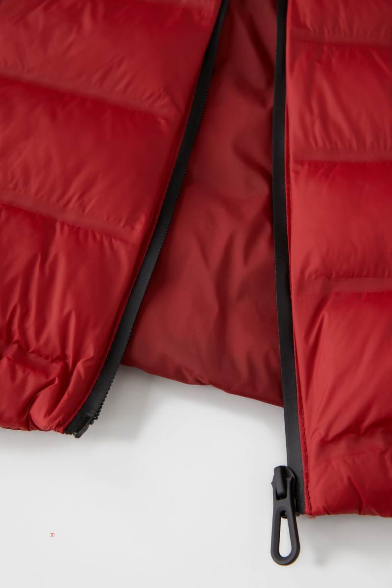 ZARA LIGHTWEIGHT THERMO-SEALED PUFFER Kostym Gilet Pojke Röda | CIMKN-0536