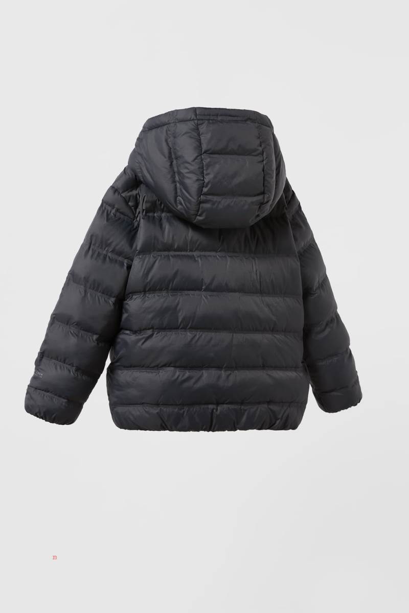 ZARA LIGHTWEIGHT THERMO-SEALED PUFFER WITH RIPSTOP DETAILS Rockar Pojke Grå | MVKGI-6713