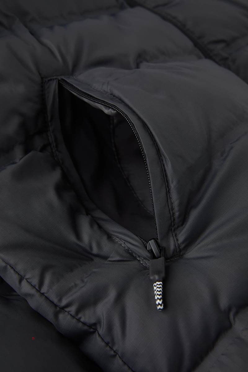 ZARA LIGHTWEIGHT THERMO-SEALED PUFFER WITH RIPSTOP DETAILS Rockar Pojke Grå | MVKGI-6713