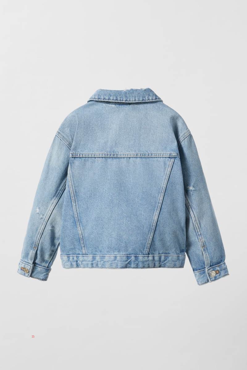 ZARA LIGHT BLUE Jeansjacka Pojke Ljusblå | MAGPX-9312