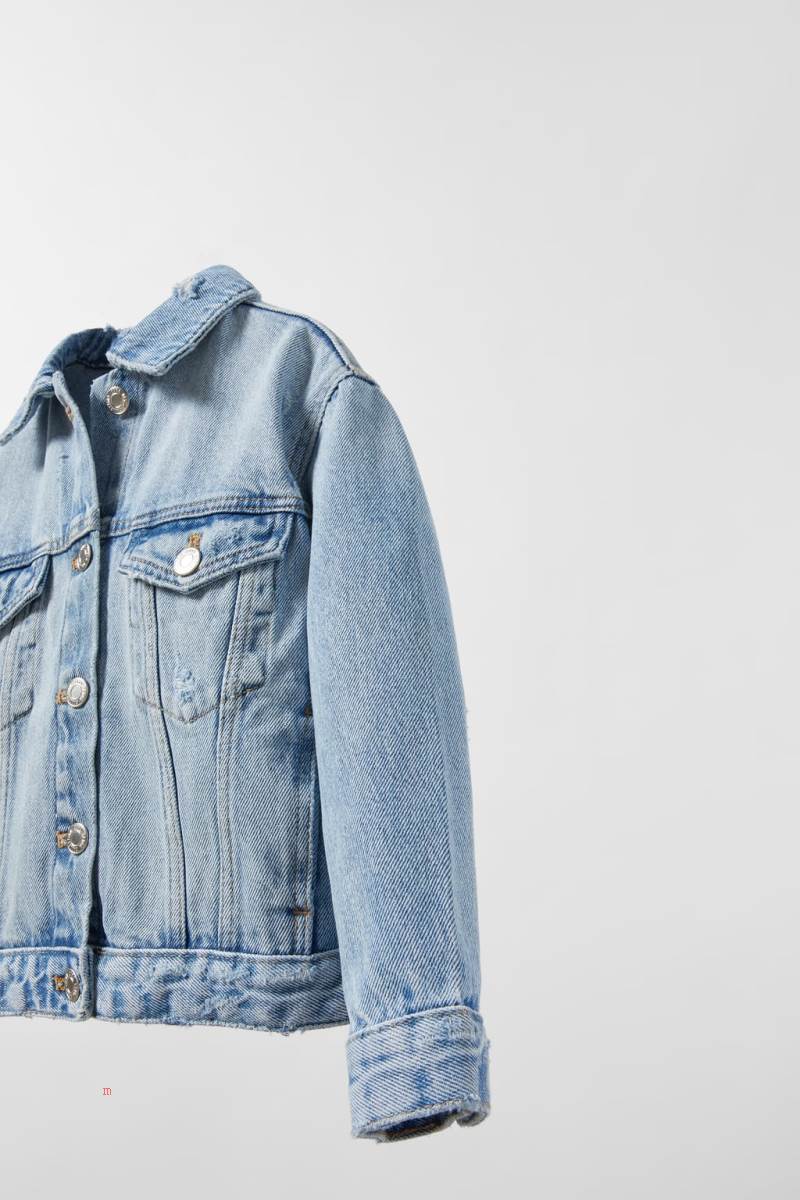 ZARA LIGHT BLUE Jeansjacka Pojke Ljusblå | MAGPX-9312