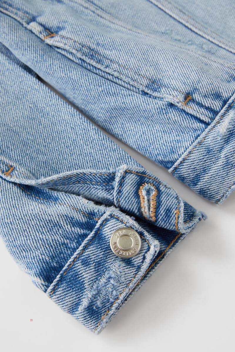 ZARA LIGHT BLUE Jeansjacka Pojke Ljusblå | MAGPX-9312
