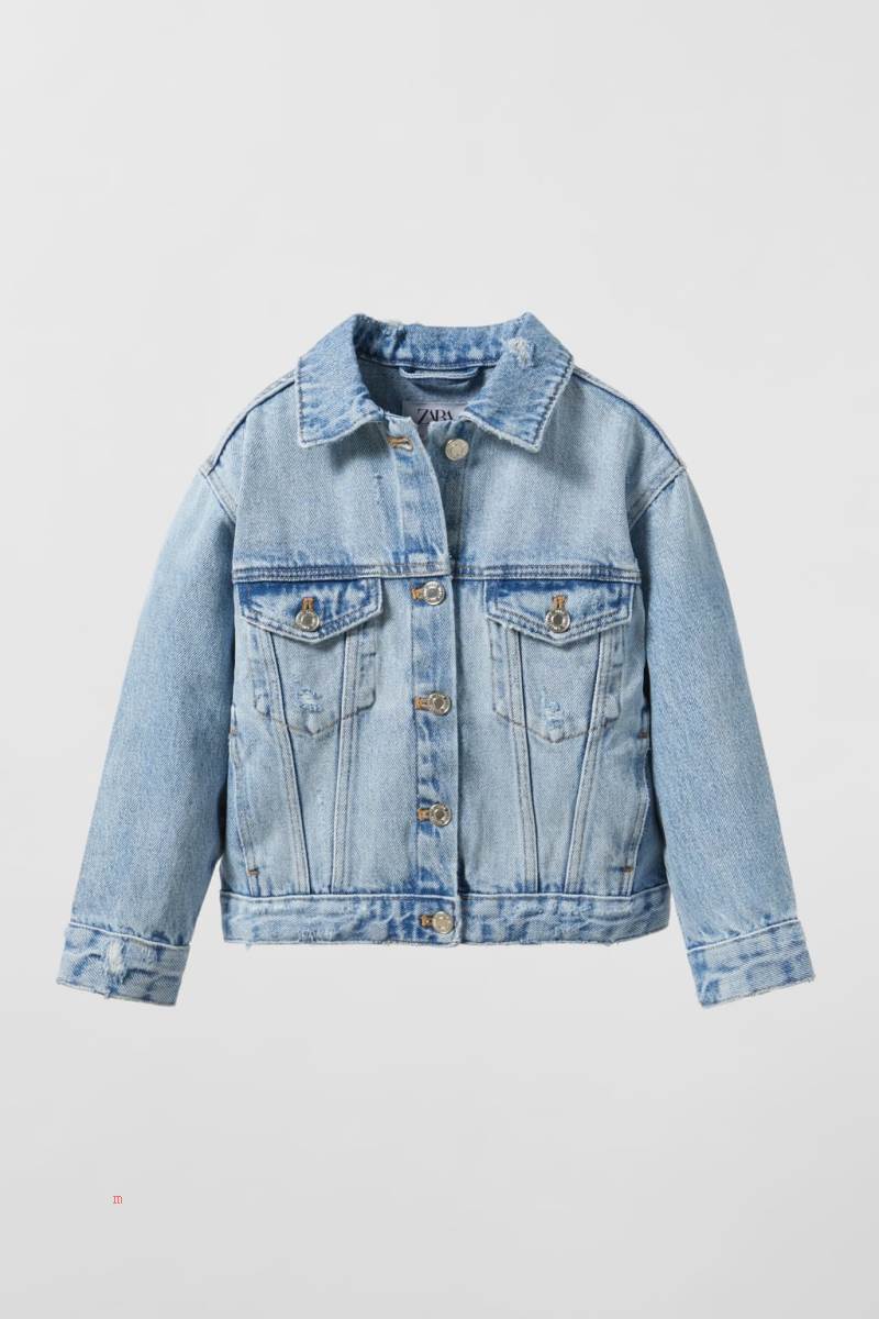 ZARA LIGHT BLUE Jeansjacka Pojke Ljusblå | MAGPX-9312