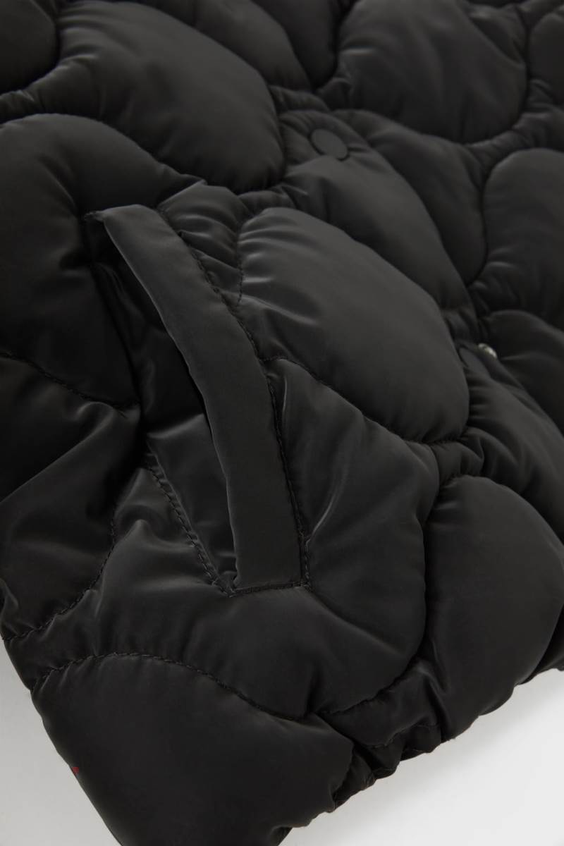 ZARA LIGHT SHORT QUILTED Rockar Tjej Svarta | BZQMO-6235