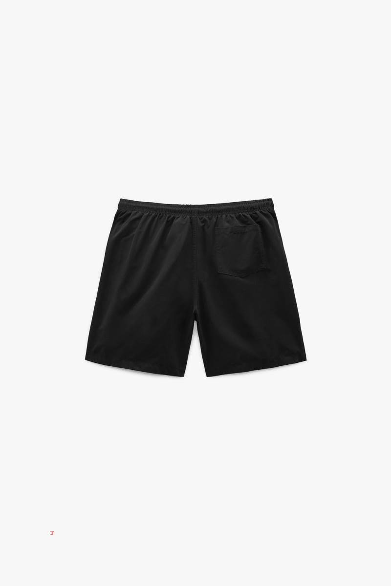 ZARA LONG SWIMMING TRUNKS Badkläder Herr Svarta | ZCSDP-9213