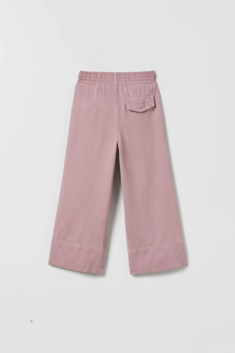 ZARA LOOSE-FITTING DARTED Byxor Tjej Rosa | STBED-7254