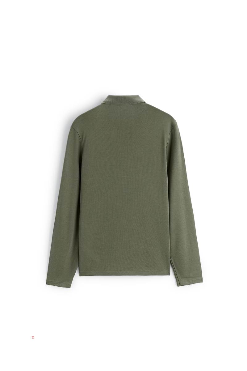 ZARA LYOCELL Piketröja Herr Ljuskhaki | PUCJO-7215