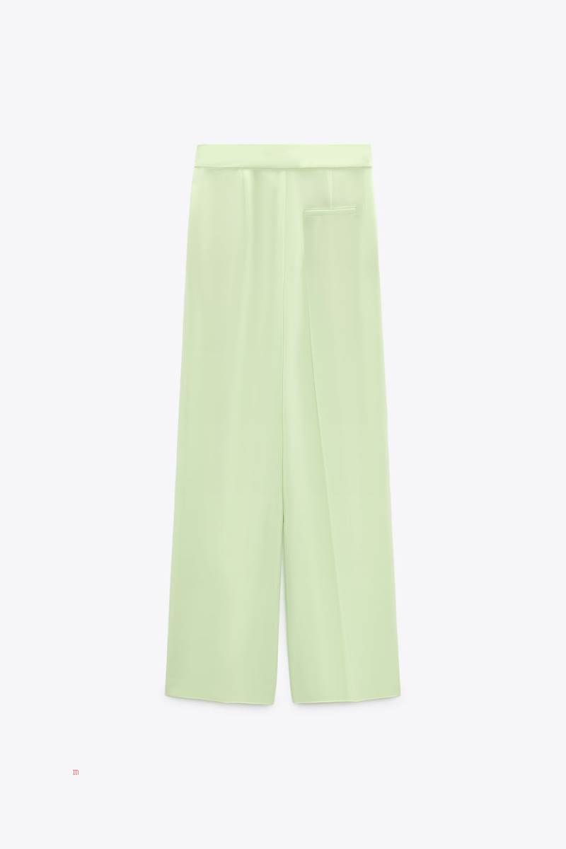 ZARA MASCULINE WITH DARTS Byxor Dam Gröna | FUOPK-4582
